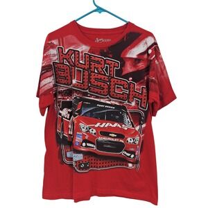 Kurt Busch Shirt Mens Large‎ NASCAR Racing Stewart Haas Chevrolet 41 Chase